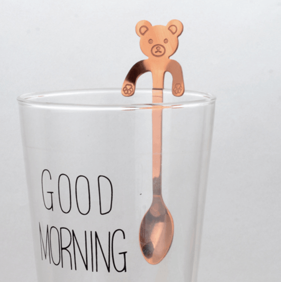 Coffee spoon, 304 creative stainless spoon, dessert spoon, cute cartoonhandle, hangingfeces coffee spoon - Mamofa Global Store