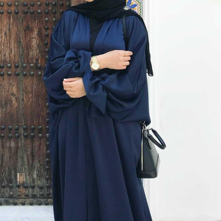 Puff Sleeve Cardigan Dubai Elegant Dress - Mamofa Global Store