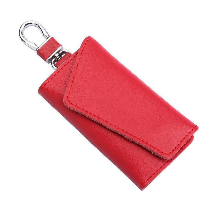 Large Capacity Real Leather Car Key Case - Mamofa Global Store