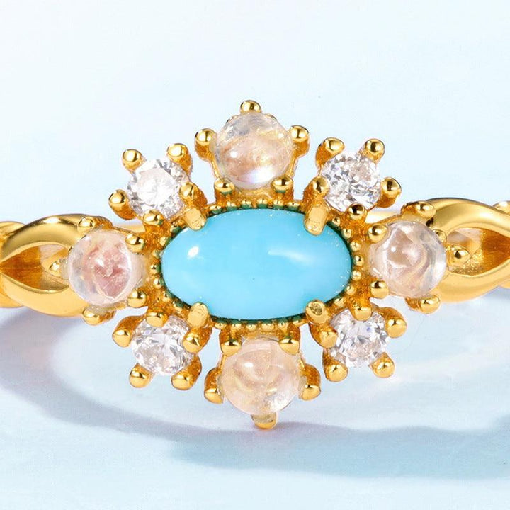 Women's Fashion Turquoise Ring Fashion - Mamofa Global Store