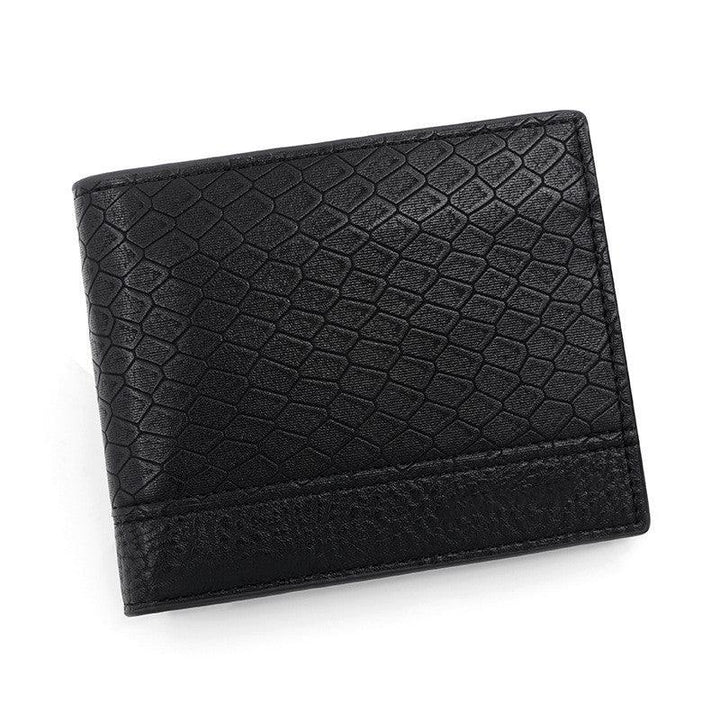 Men's Fashion Large Capacity Embossed Snake Pattern Wallet - Mamofa Global Store