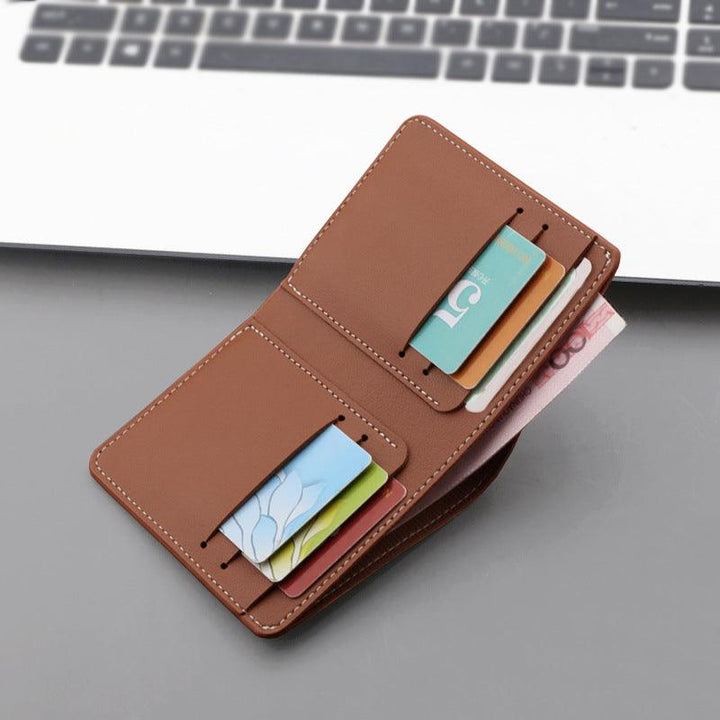 Fashion Personality Vertical Zippered Wallet For Men - Mamofa Global Store