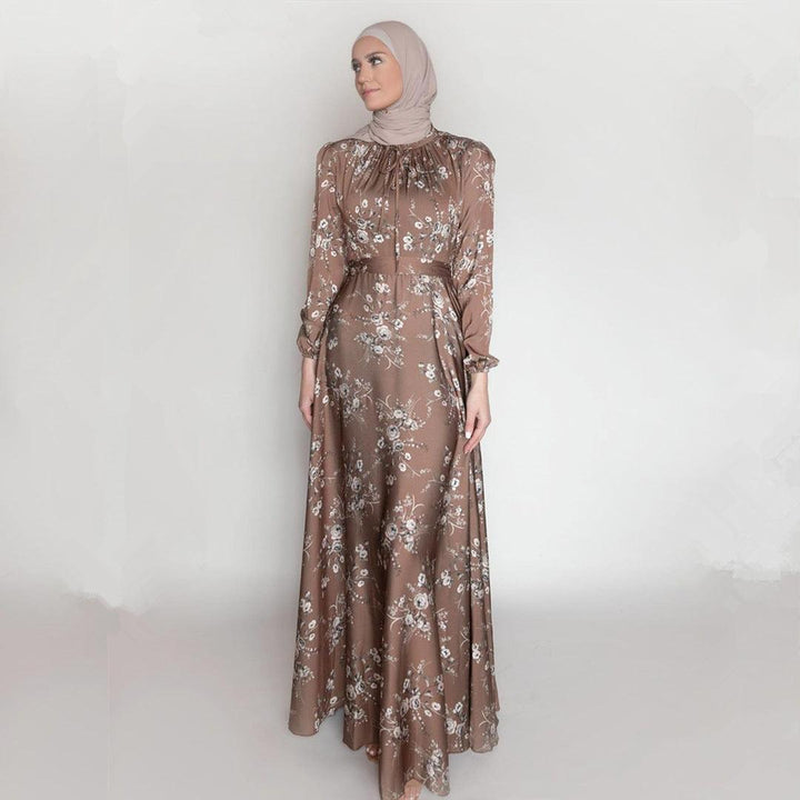 Elegant Satin Oversized Dress - Mamofa Global Store