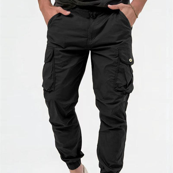 Men's Three-dimensional Bag Woven Cargo Pants Trousers - Mamofa Global Store