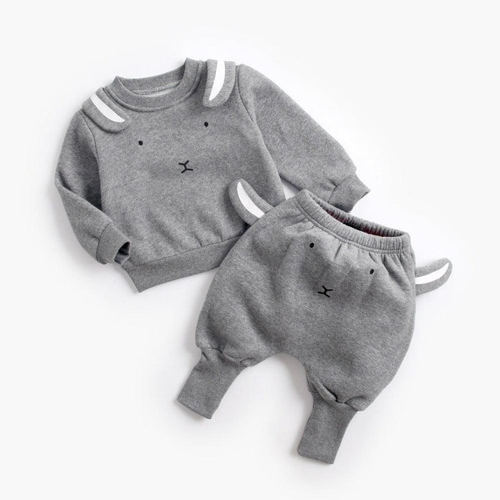 Baby Plus Velvet Sweater Suit - Mamofa Global Store