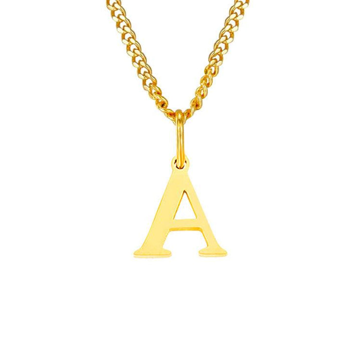 26 Letters All-Match 14K Stainless Steel Necklace - Mamofa Global Store