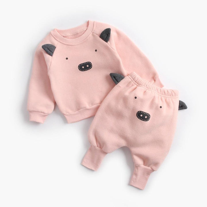 Baby Plus Velvet Sweater Suit - Mamofa Global Store