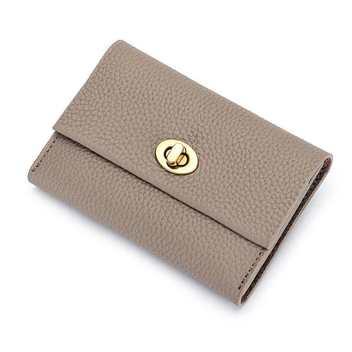 Women's Short Cowhide Wallet Fashion - Mamofa Global Store