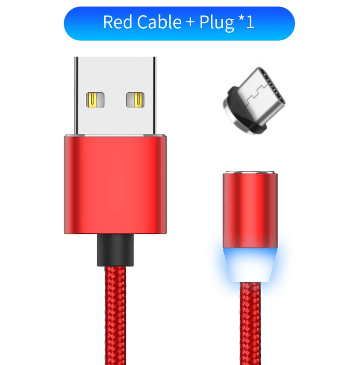Compatible with Apple , YBD 1m magnetic LED charging cable - Mamofa Global Store