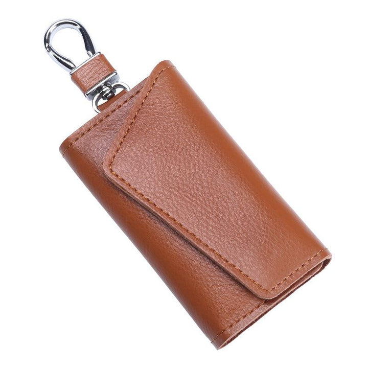 Large Capacity Real Leather Car Key Case - Mamofa Global Store