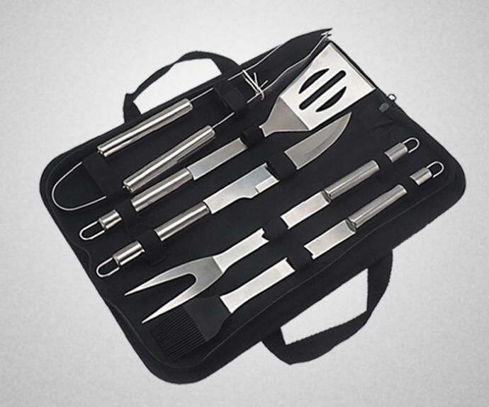 Premium 10-Piece Stainless Steel BBQ Barbecue Tools Set - Mamofa Global Store