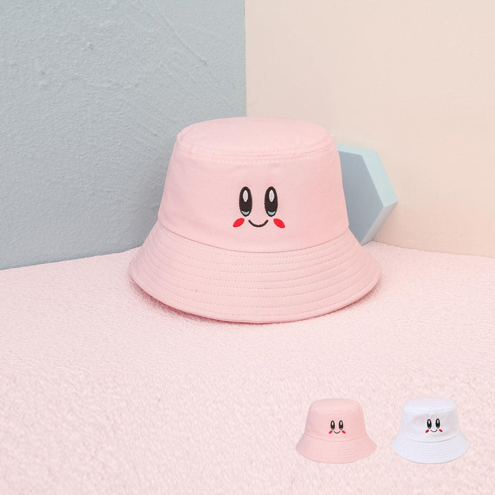 Japanese Style All-matching Women's Spring And Autumn Bucket Hat Cute Expression - Mamofa Global Store