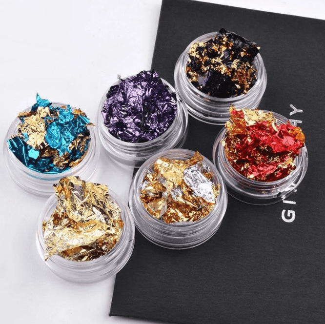 Nail tin foil fragment nail jewelry - Mamofa Global Store