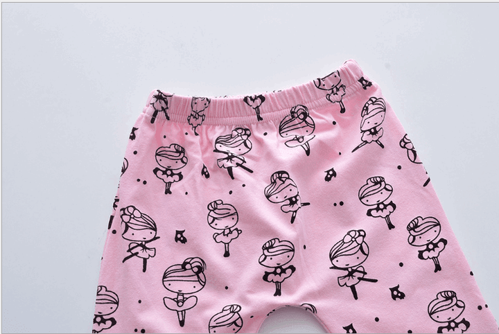 Infant Baby Girls Clothes Daddy's Little Girl T-shirt Cartoon Pants Headband Toddler Outfits Clothing Set - Mamofa Global Store