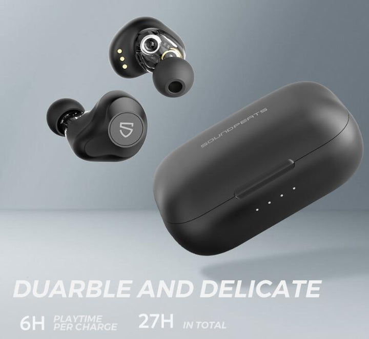 Dual Dynamic Drivers Wireless Earbuds Bluetooth - Mamofa Global Store