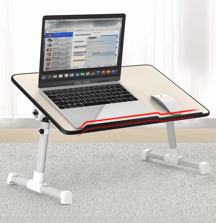 Adjustable Laptop Desk Stand Foldable Notebook Laptop Bed Table Can be Lifted Standing - Mamofa Global Store