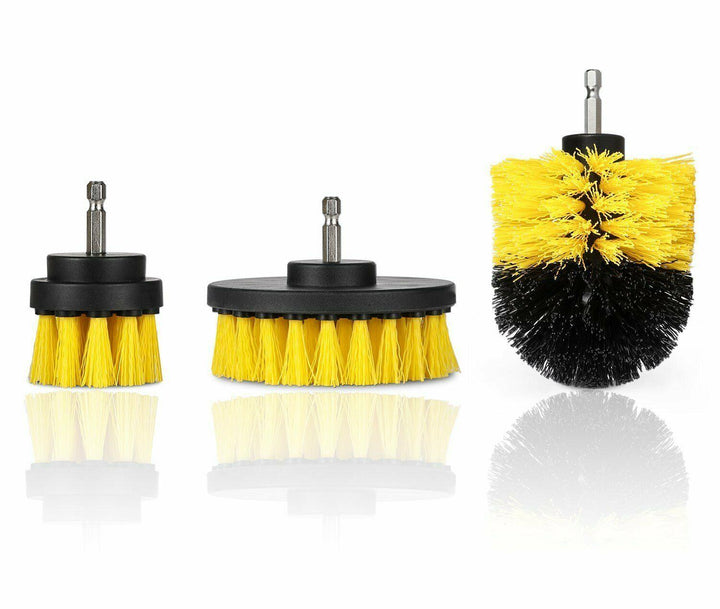 Drill Brush Set Power Scrubber Brushes for Car Wash Cleaning Carpet Tile Grout - Mamofa Global Store