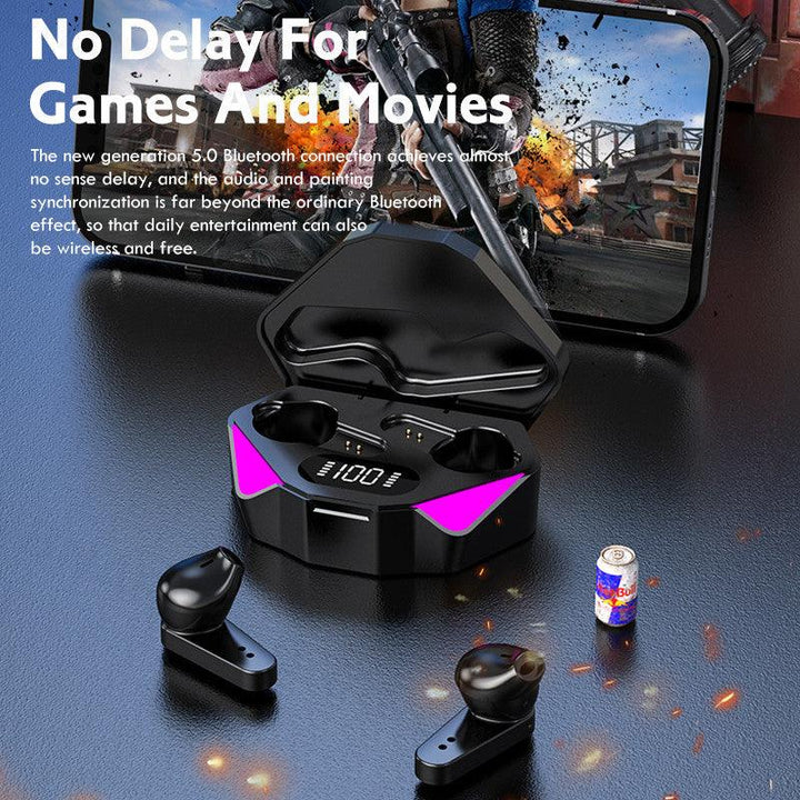 Wireless Gaming Headphones No Delay Noise Reduction Bluetooth Earphones HIFI Sound E-Sport Game Headset With Mic - Mamofa Global Store