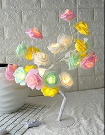 LED Tree Lamp Rose Small Tree Lamp Modeling Lamp Table Lamp - Mamofa Global Store