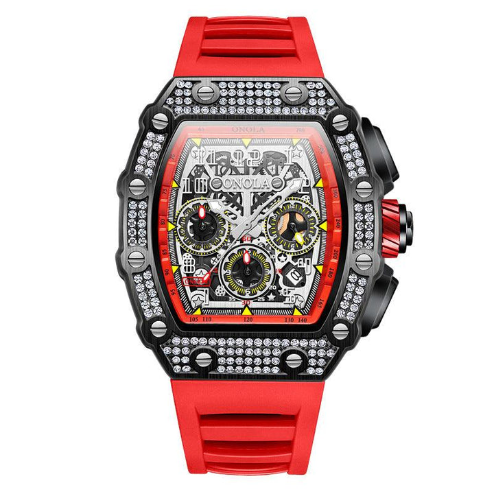 Full Diamond Fashion New Multi-functional Mechanical Watch - Mamofa Global Store