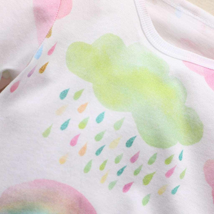 Colorful cloud baby one-piece clothes - Mamofa Global Store