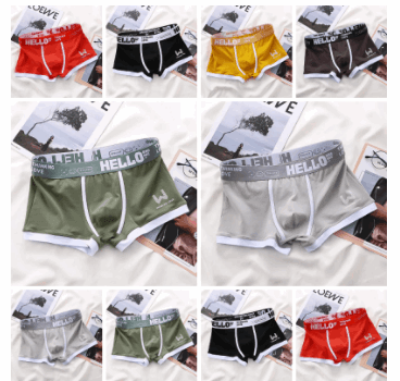 Men's Boxers Trendy Breathable Contrast Color - Mamofa Global Store