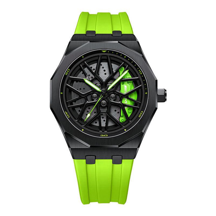 Men's Forged Hollow Waterproof Wheel Watch - Mamofa Global Store