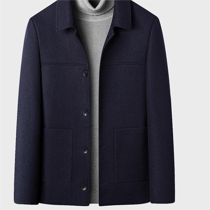 Wool Jacket Men's Woolen Coat - Mamofa Global Store