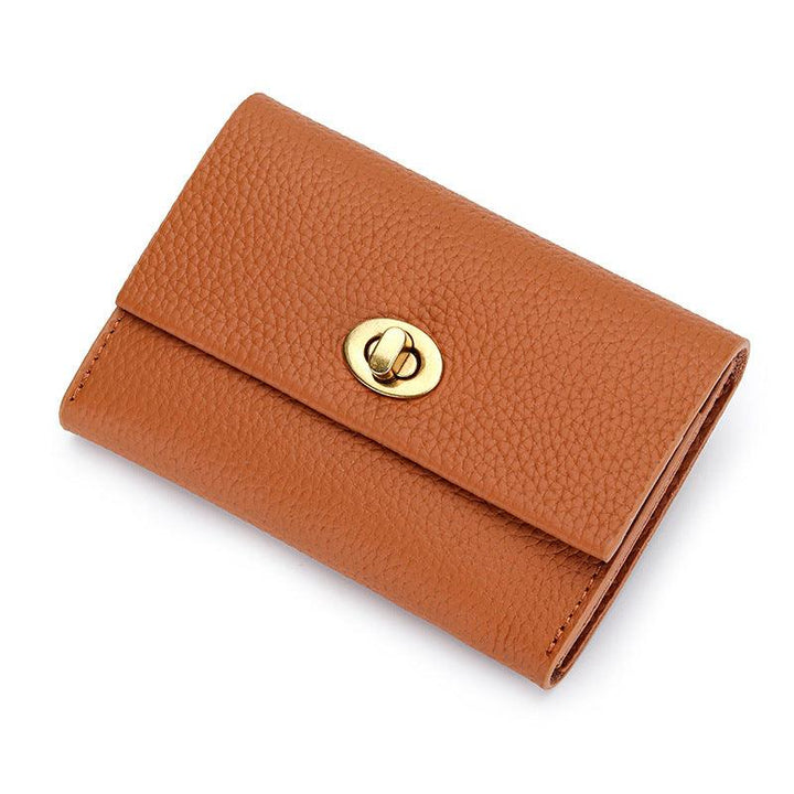 Women's Short Cowhide Wallet Fashion - Mamofa Global Store