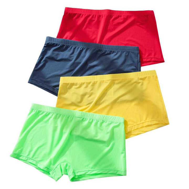 Men's Ice Silk Thin Transparent Boxer Briefs - Mamofa Global Store