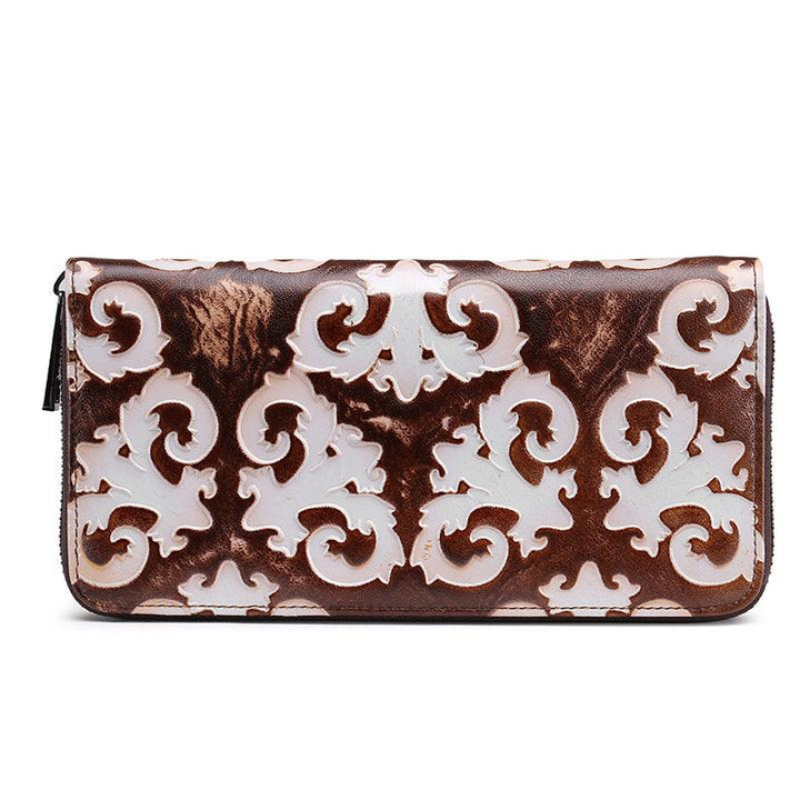 Creative Top Layer Leather Women's Vintage Wallet - Mamofa Global Store