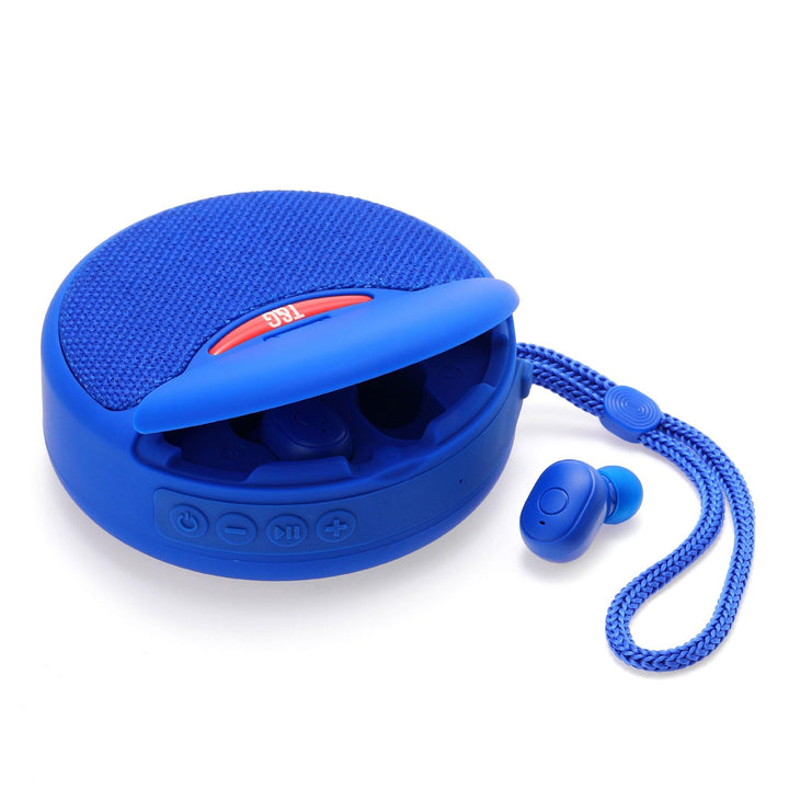 Outdoor Portable Headset Bluetooth Speaker Integrated Wireless 3D Stereo Subwoofer Music Speaker Support TF Card FM Radio - Mamofa Global Store