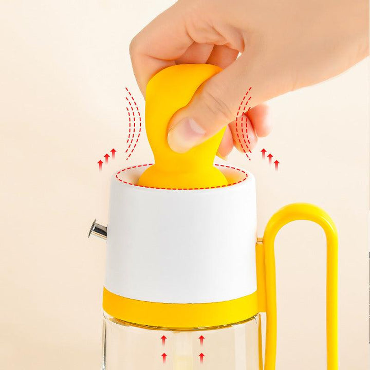 2 In 1 Oil Dispenser With Silicon Brush BBQ Oil Spray Glass Bottle Silicone For Barbecue Cooking Seasoning Bottle Kitchen Gadgets - Mamofa Global Store