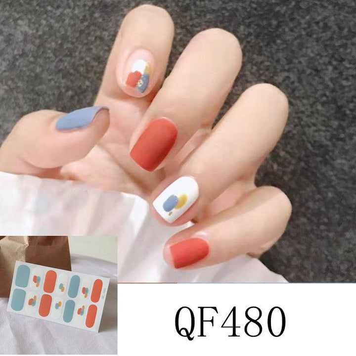 Nail Sticker 3D Diamond Nail 14 Stickers Waterproof Nail Sticker Full Sticker For Pregnant Women - Mamofa Global Store