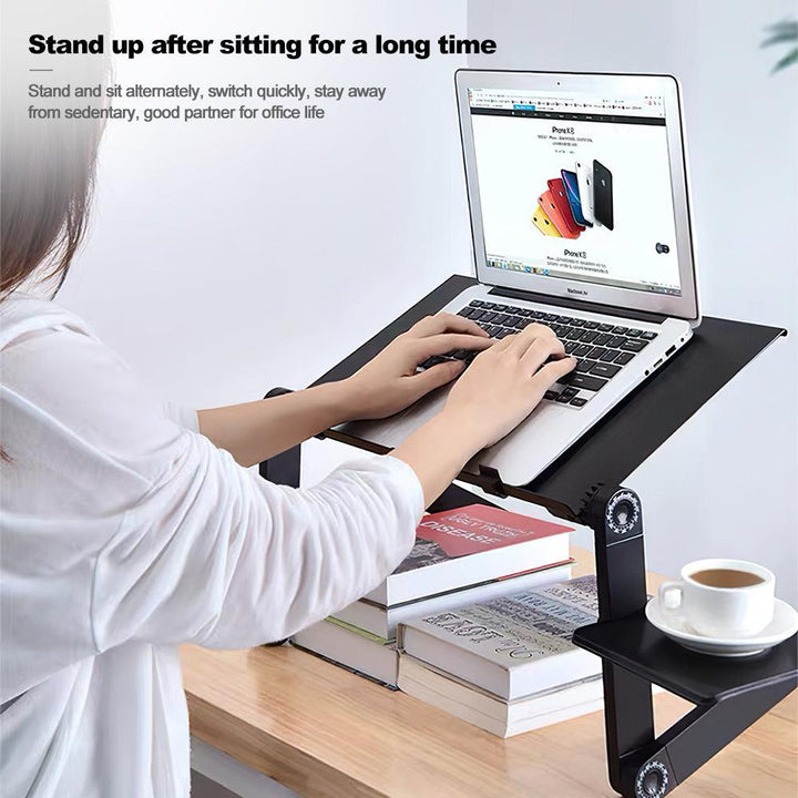 Folding Desk Retractable Adjustable Study Desk In Bed Aluminum Alloy Notebook Computer Bracket Lazy Desk - Mamofa Global Store