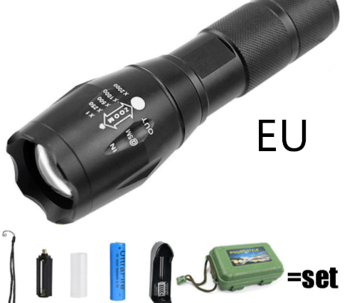 Strong Light Flashlight Special Forces Rechargeable Home Self-Defense Waterproof Riding Mini Camping Premium Super Bright Flashlight - Mamofa Global Store