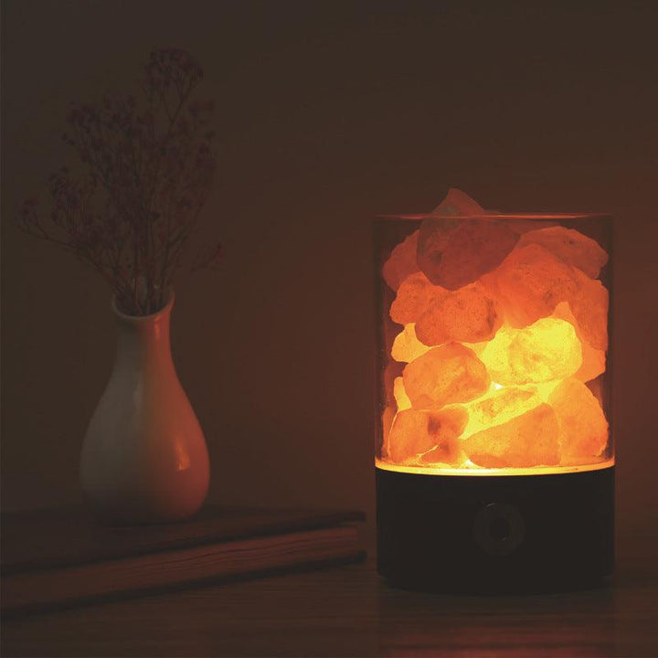 USB Crystal Light Himalayan Salt LED Lamp - Mamofa Global Store