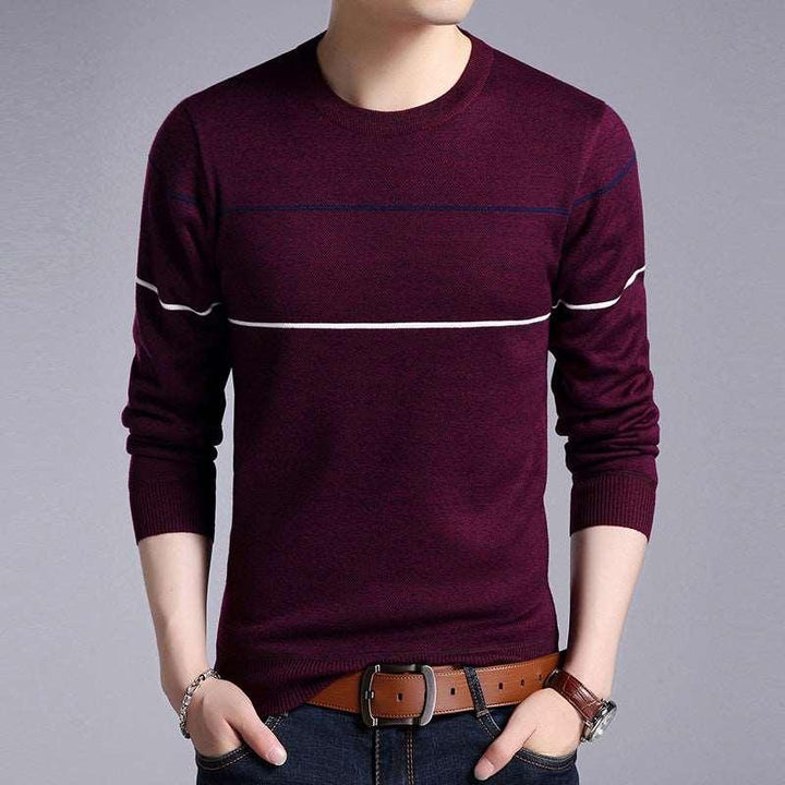 Men's Plush warm knit sweater - Mamofa Global Store