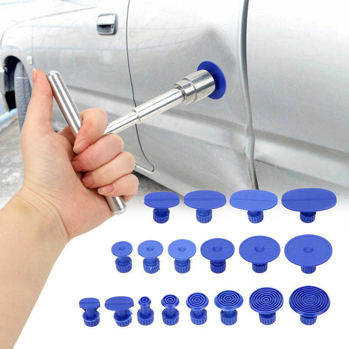 Werkzeuge Auto Reparatur Werkzeug Auto Dent Reparatur Dent Puller Kit 2 in 1 Slide Hammer Reverse Hammer Kleber Tabs Saug tassen - Mamofa Global Store