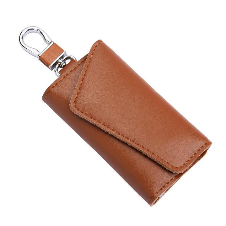 Large Capacity Real Leather Car Key Case - Mamofa Global Store