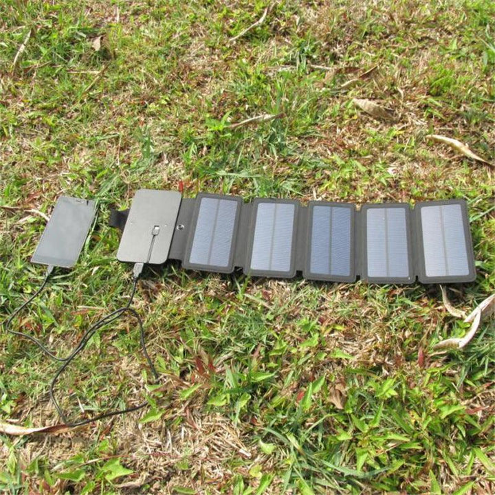 Outdoor Folding Solar Panel Charger Portable 5V 2.1A USB Output Devices Camp Hiking Backpack Travel Power Supply For Smartphones - Mamofa Global Store