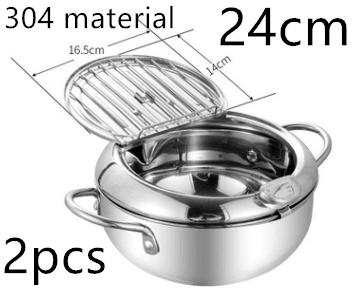 Stainless Steel Telescopic Folding Basket Frying Basket French Fries Degreasing Kitchen Tool - Mamofa Global Store