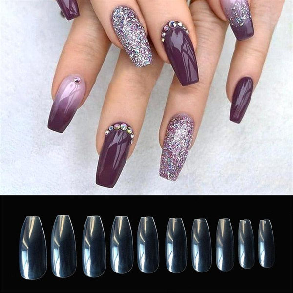 transparent / natural fake nails - Mamofa Global Store