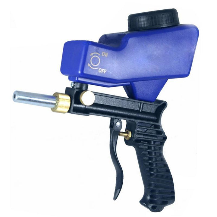 Portable gravity sandblasting gun pneumatic sandblasting set small rust sandblasting device sand blasting machine - Mamofa Global Store