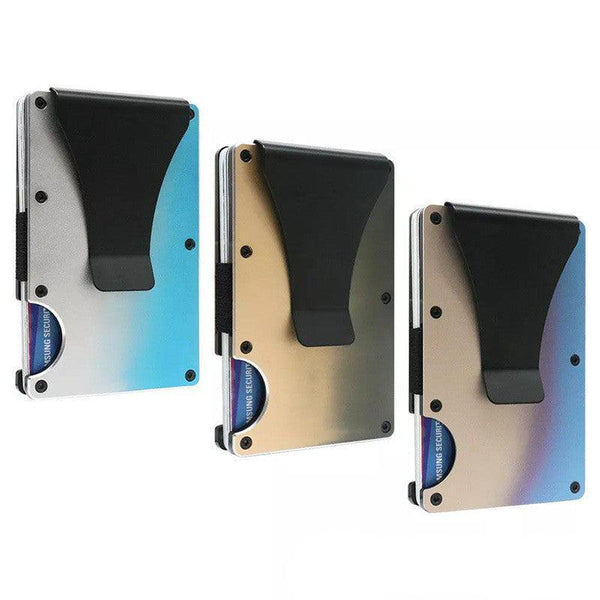 Gradient Color Metal Clamp Ultra-thin Aluminum Alloy Card Package - Mamofa Global Store