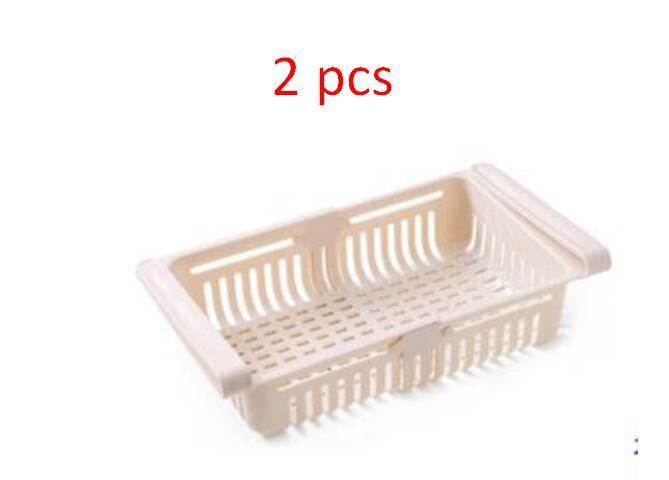 Refrigerator Storage Basket Stretchable Multifunction Kitchen Refrigerator Storage Box - Mamofa Global Store