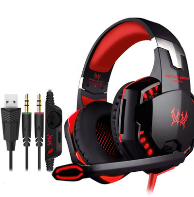 Wired Gaming Headset Headphones Surround Sound Deep Bass Stereo Casque Earphones With Microphone - Mamofa Global Store