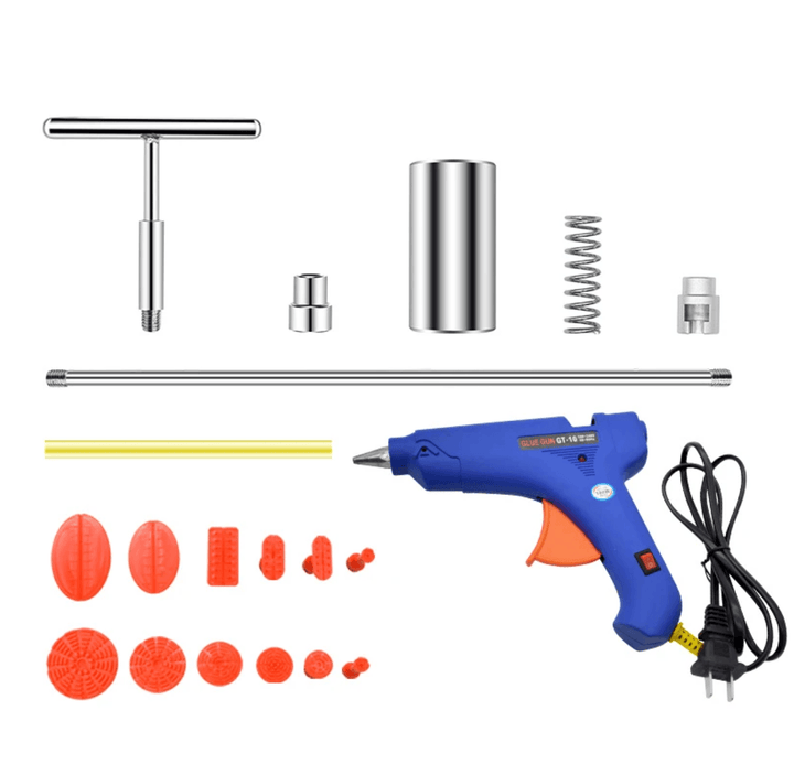 Werkzeuge Auto Reparatur Werkzeug Auto Dent Reparatur Dent Puller Kit 2 in 1 Slide Hammer Reverse Hammer Kleber Tabs Saug tassen - Mamofa Global Store