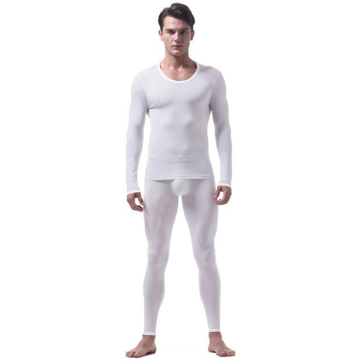 Men's Ice Silk Thermal Underwear Suit - Mamofa Global Store