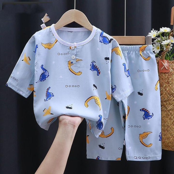 Summer Clothes Cotton Silk Air-conditioning Clothes Baby Clothes - Mamofa Global Store